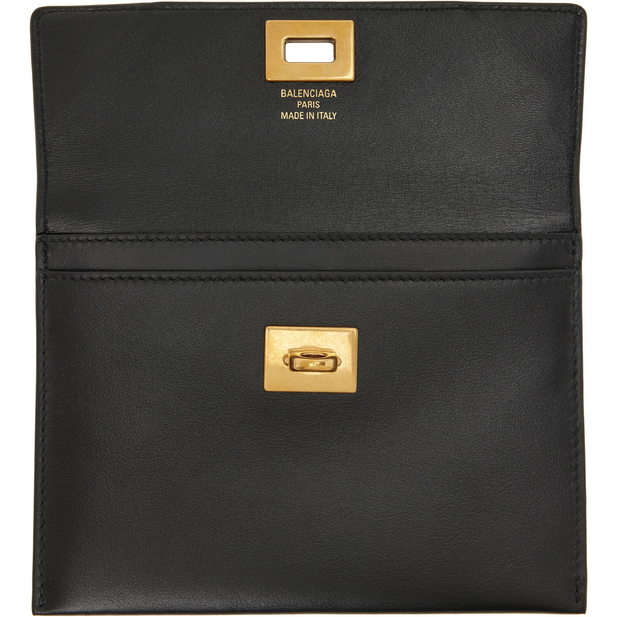 Balenciaga Black Rodeo Card Holder