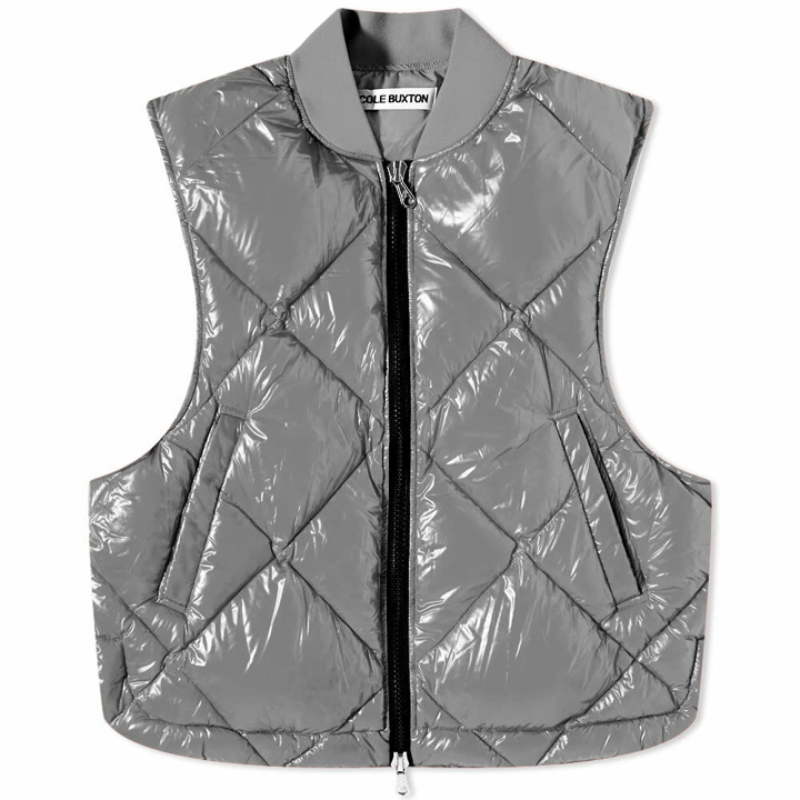 Photo: Cole Buxton Men's CB Quilted Vest in Grey