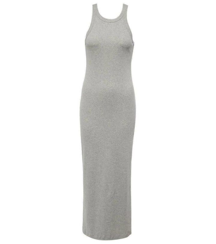 Photo: Toteme Ribbed-knit cotton-blend jersey midi dress