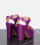 Gucci - Horsebit leather platform sandals