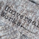 Universal Works Men's Everyday Stripe Sock in Cornish Blue