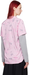 Comme des Garçons Shirt Pink Gingham Shirt