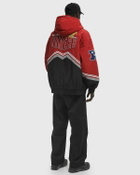 Mitchell & Ness NFL THROW IT BACK RETRO JACKET VINTAGE LOGO SAN FRANCISCO 49ERS - Black - Mens - College Jackets/Team Jackets - 