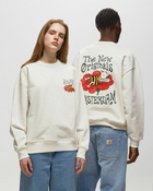 The New Originals Lazy Bee Crewneck White - Mens - Sweatshirts