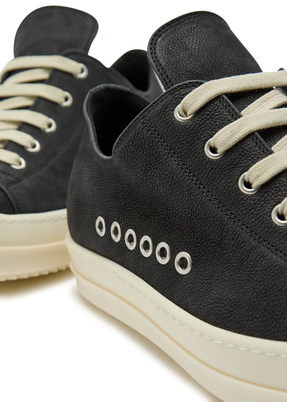 Rick Owens Nubuck Sneakers Black
