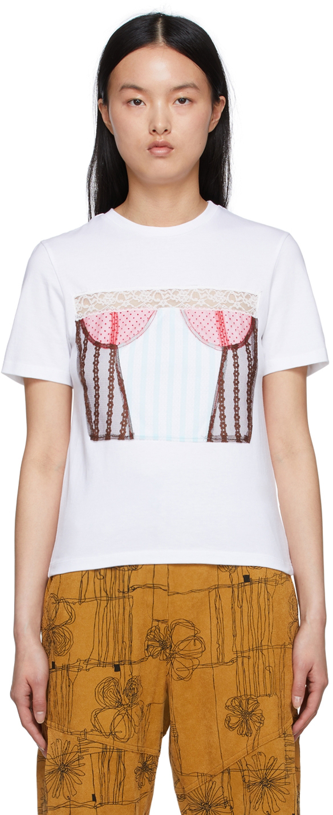 Andersson Bell White Leah T-Shirt Andersson Bell