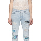 Amiri Blue Tie-Dye MX1 Jeans