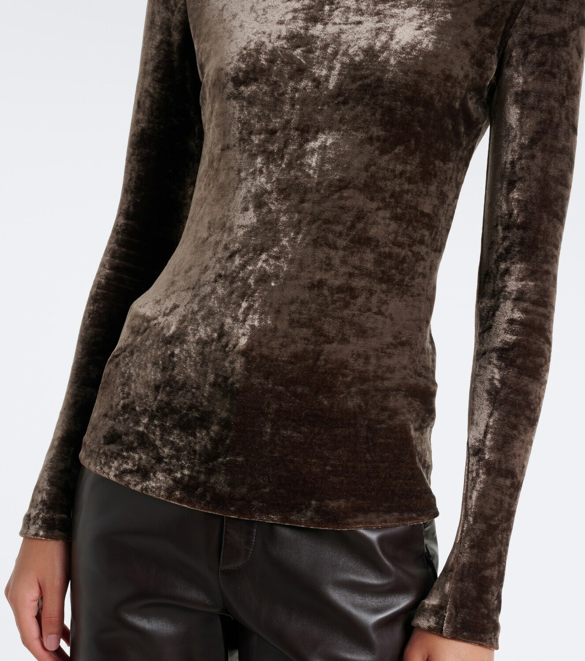 Ralph Lauren Collection Ilene velour top