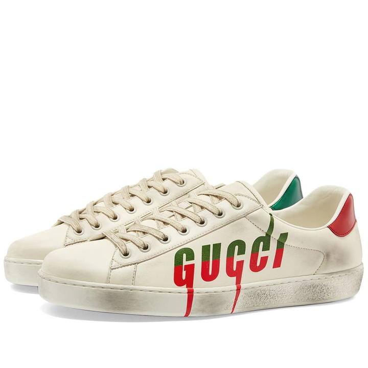 Photo: Gucci New Ace Blade Logo Sneaker