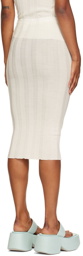 Baserange Off-White Adler Midi Skirt
