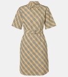 Burberry Burberry Check cotton shirt dress