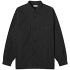 Nanamica Men's Utility Light Wind Shirt in Black
