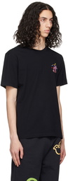 Carne Bollente Black Embroidered T-Shirt