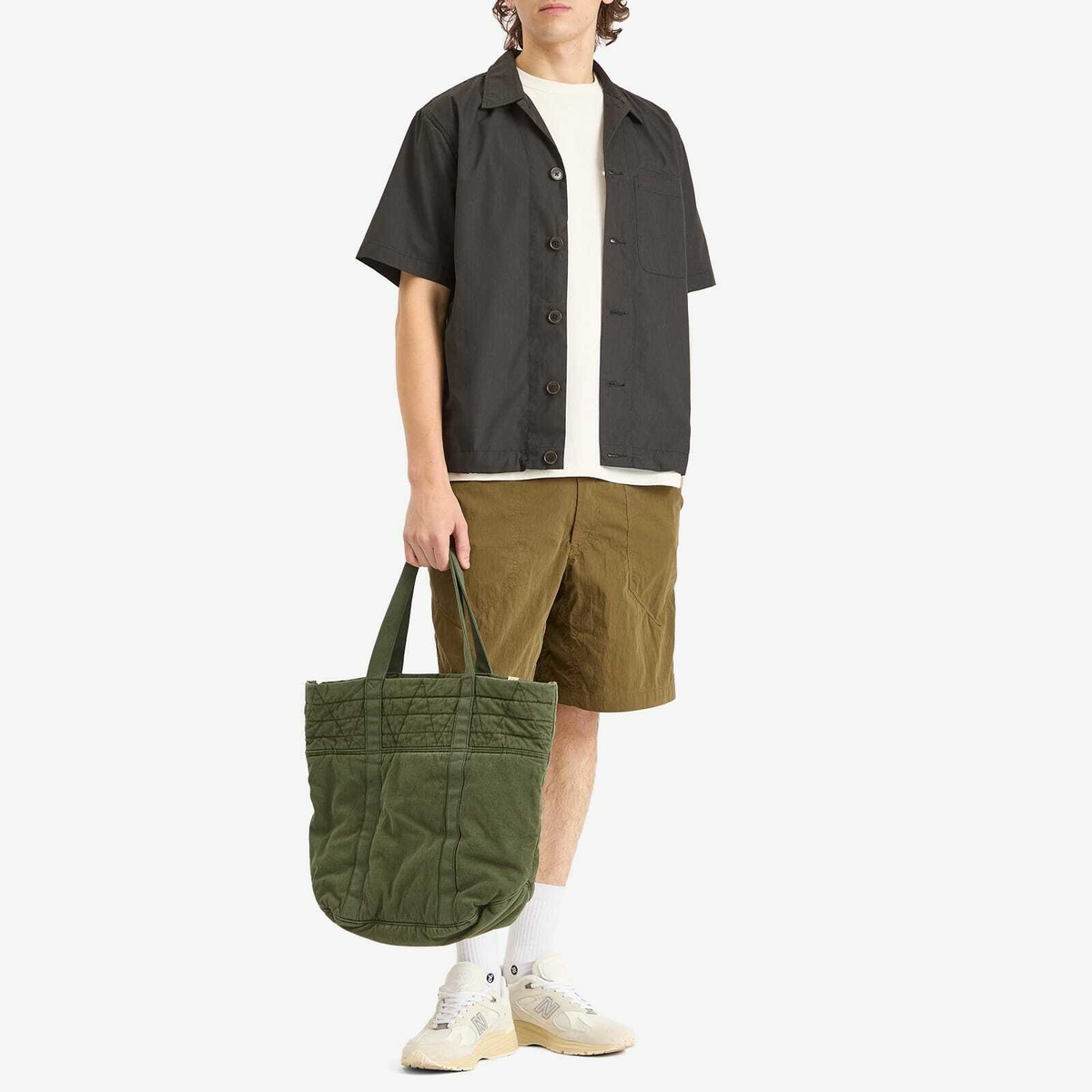 FrizmWORKS Men's Cotton Nylon Fatigue Shorts in Olive