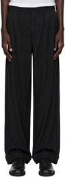 Junya Watanabe Gray Herringbone Trousers