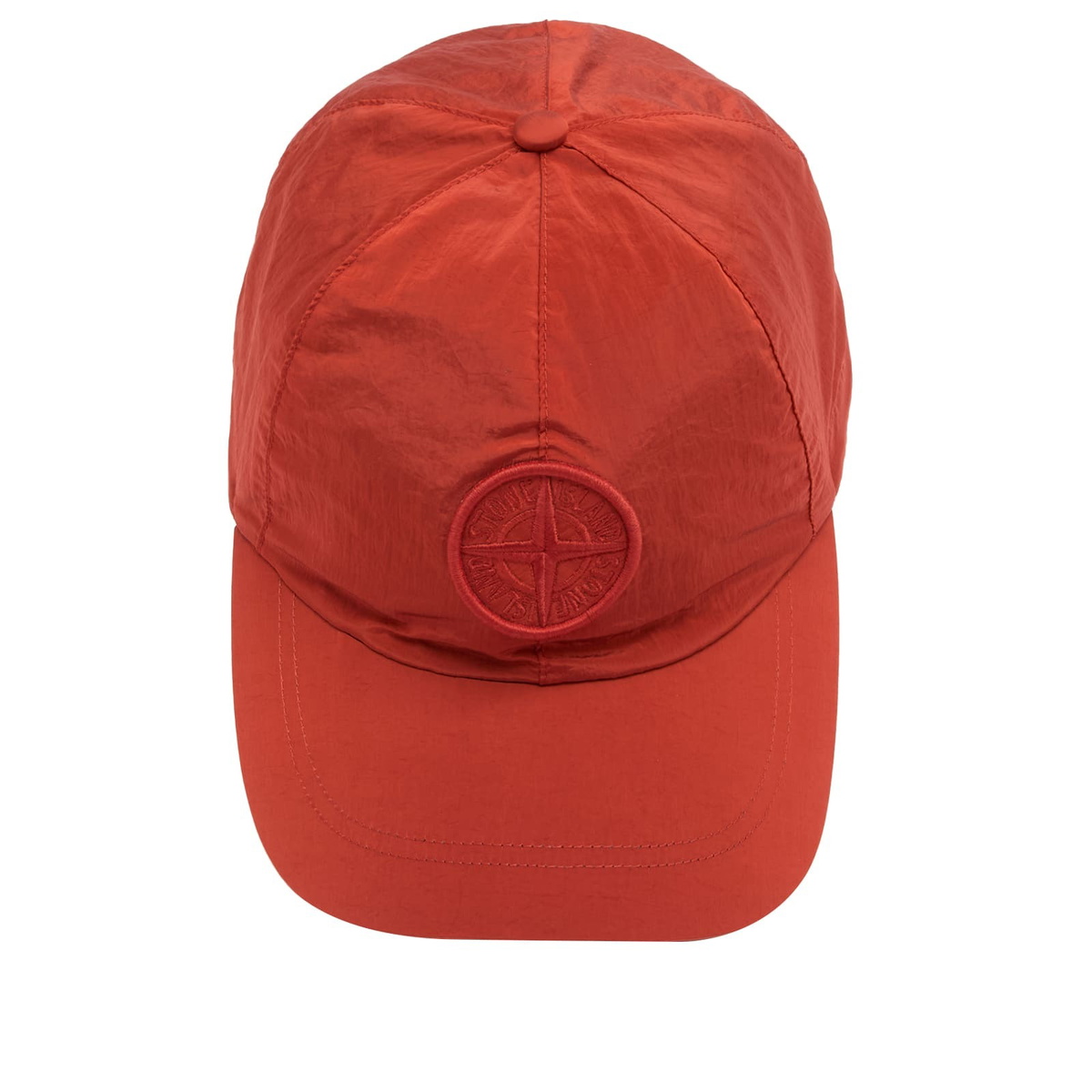 Stone Island Men's Nylon Metal EcoNyl Cap in Scarlet Stone Island