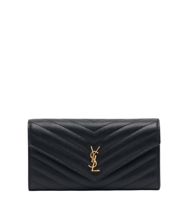 Photo: Saint Laurent Cassandre Large matelassé leather wallet