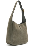 Saint Laurent Le 5 á 7 Small Grained Nubuck Hobo bag - Grey - One Size