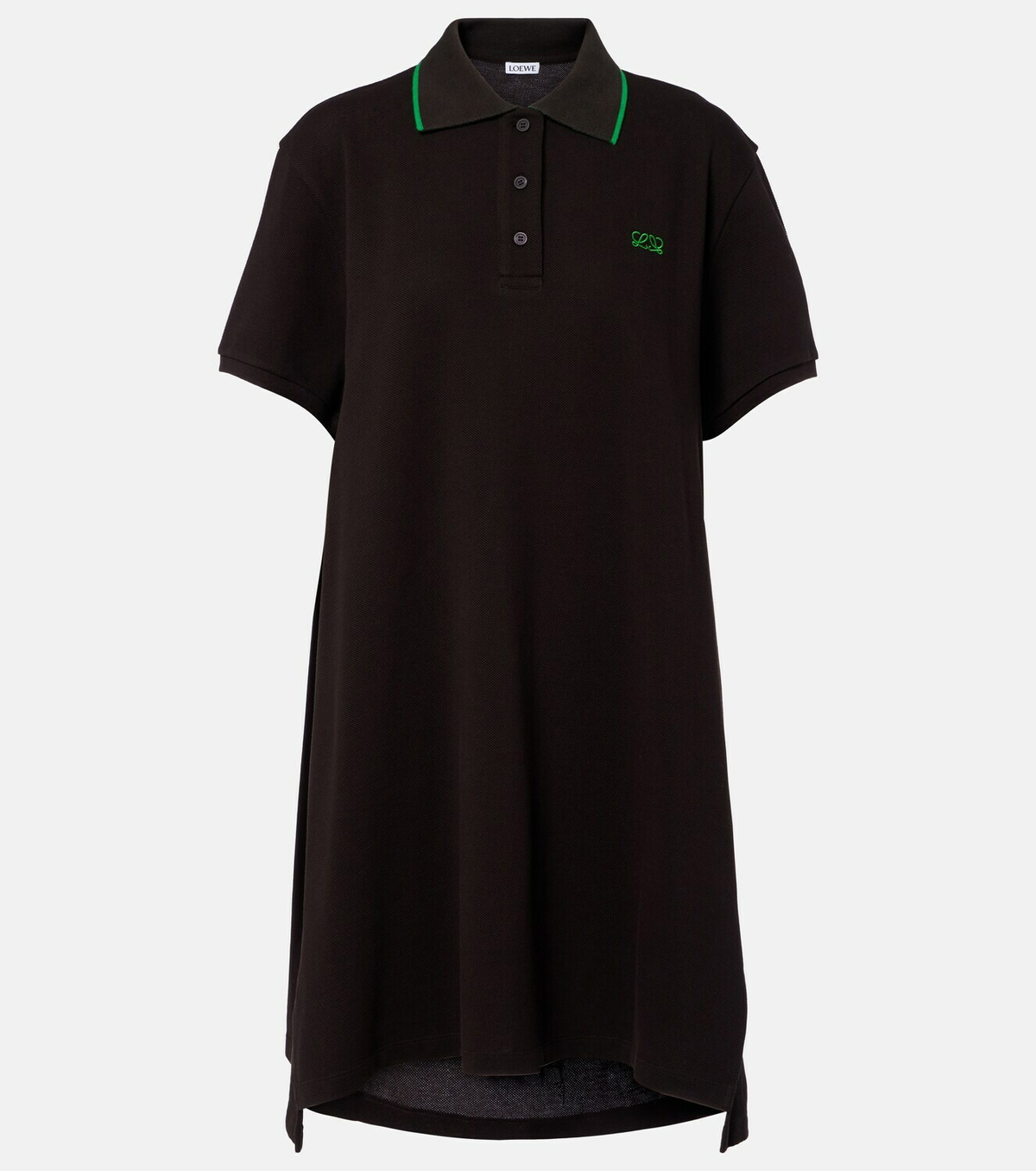 Loewe Double L cotton polo piqué dress