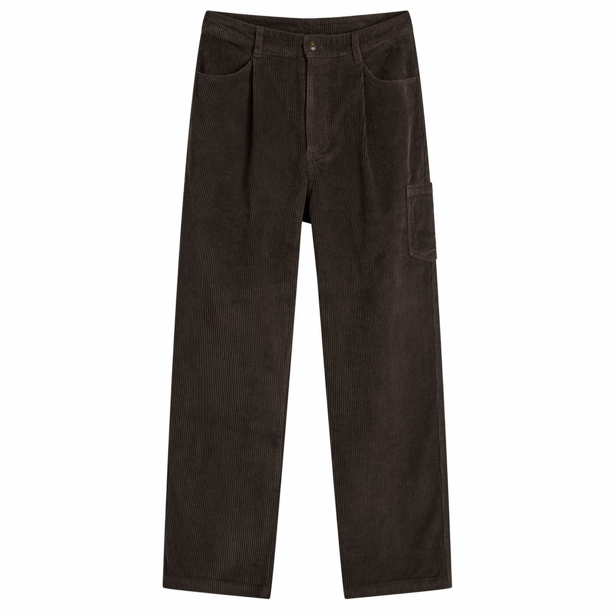 【BLACK】ONE TUCK TROUSERS One Tuck Tapered Stretch Pants in Black ~ Windthrow
