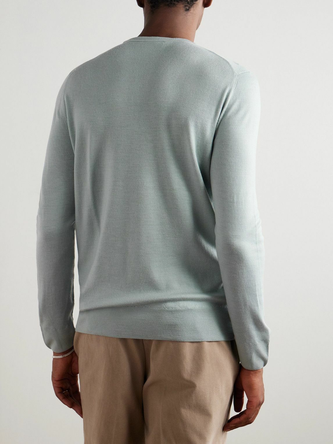 Canali - Wool Sweater - Green
