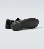 McQueen Wishbone leather loafers