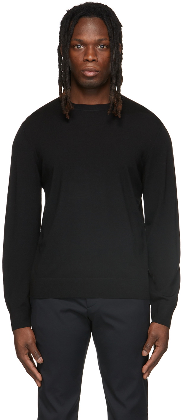 Theory Black Wool Sweater
