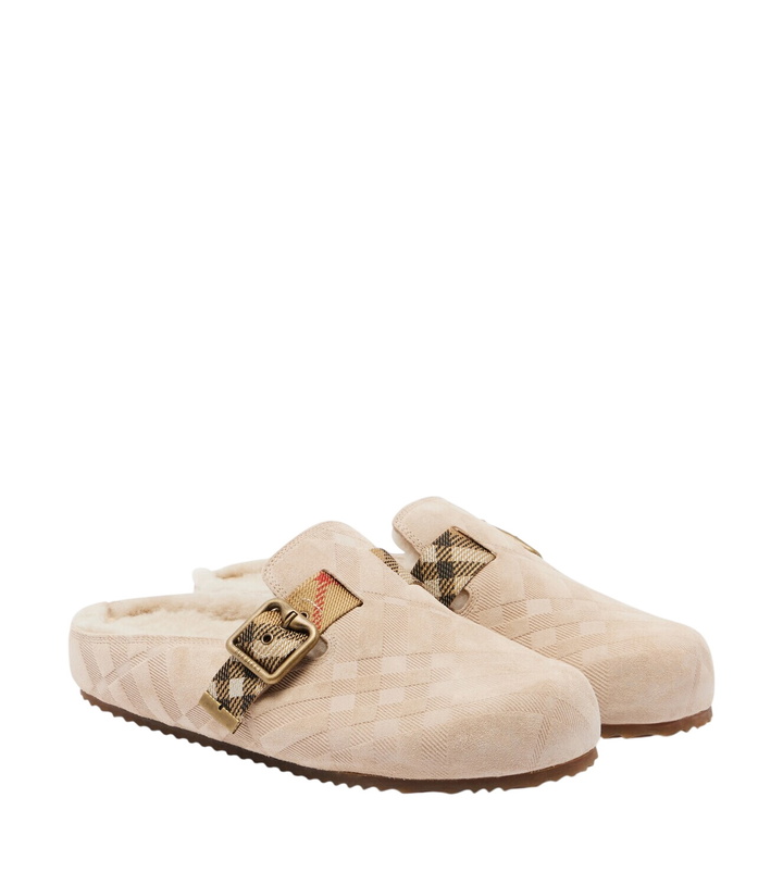 Photo: Burberry Urchin shearling-lined suede clogs