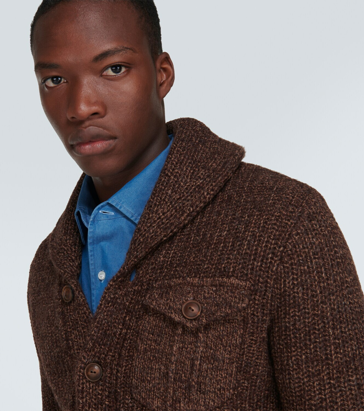 RRL Wool, cotton and linen cardigan RRL