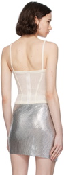 Ludovic de Saint Sernin Off-White Cleavage Tank Top