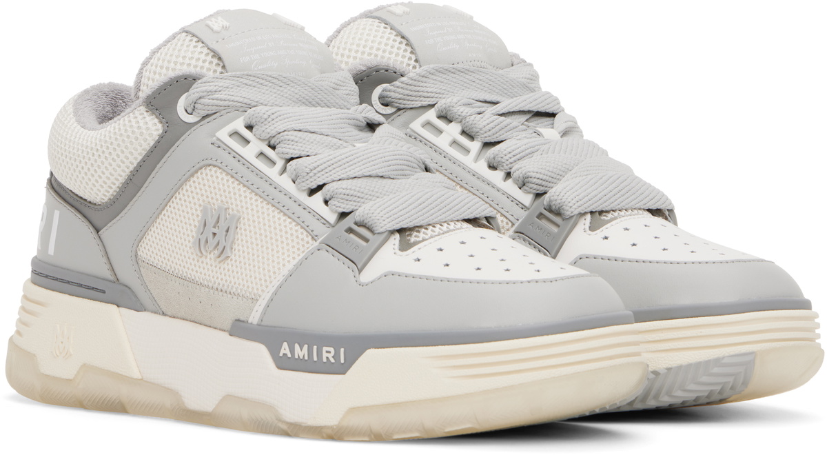 AMIRI White & Gray MA-1 Sneakers Amiri