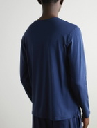 Derek Rose - Basel Stretch-Micro Modal Jersey T-Shirt - Blue