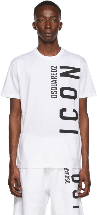 Photo: Dsquared2 White 'Icon' Cool T-Shirt