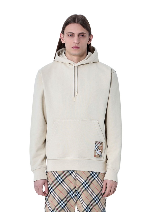 Photo: Burberry Logo Patch Hooded Sweatshirt