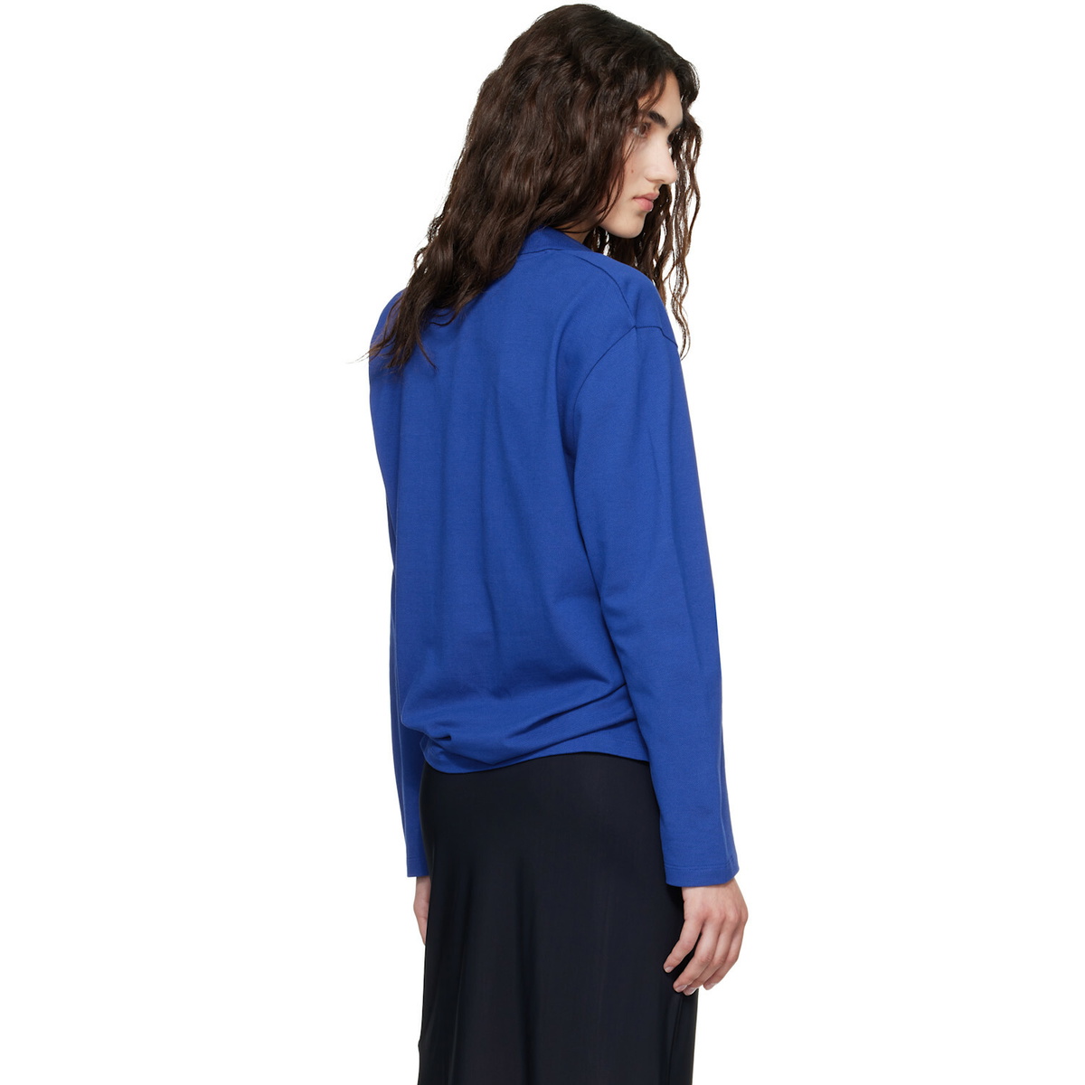 FLORE FLORE SSENSE Exclusive Blue Diana Polo