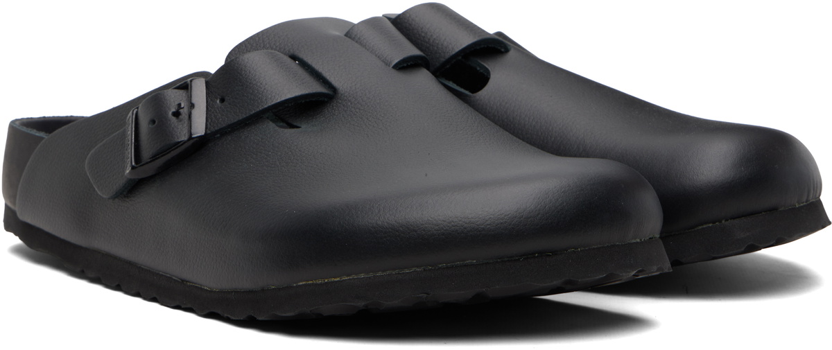 Birkenstock Black Regular Boston Slip-on Loafers