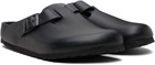 Birkenstock Black Regular Boston Slip-on Loafers