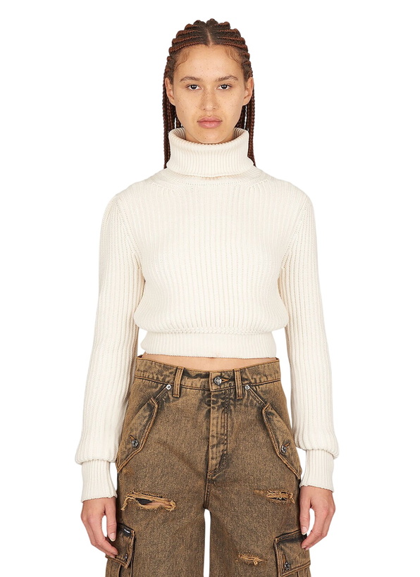 Photo: Dolce & Gabbana Crop Rib Sweater