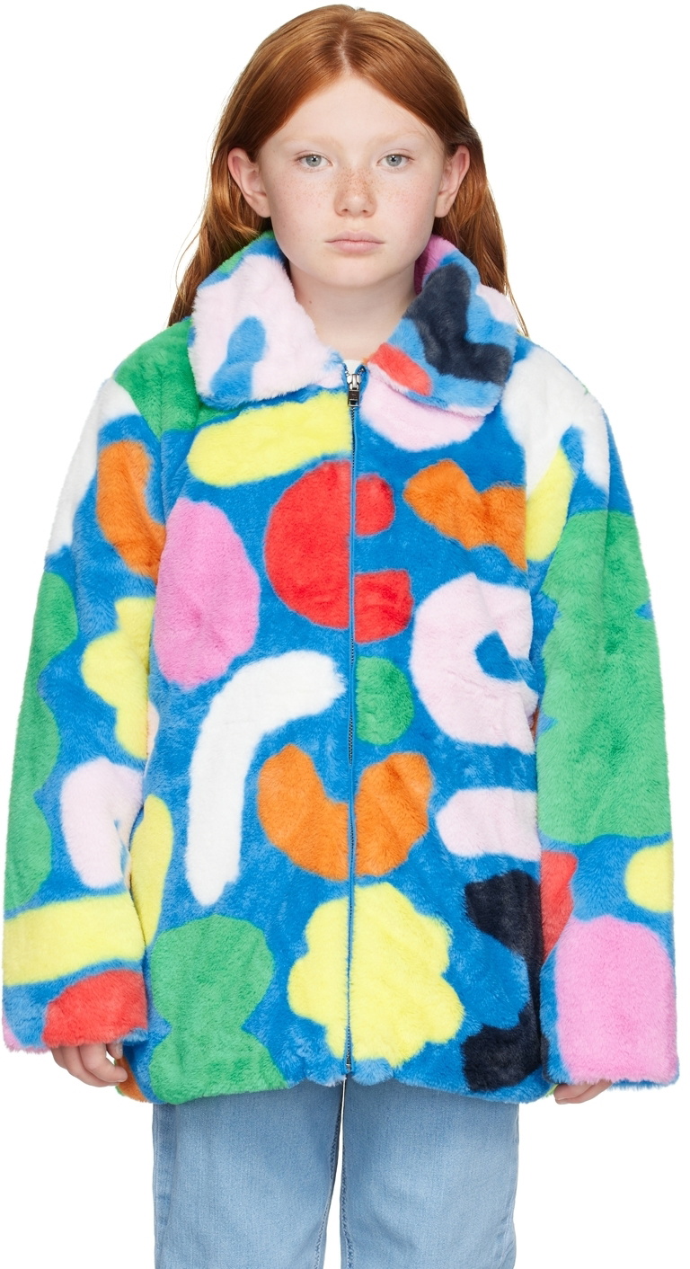 Stella McCartney Kids Logo Fleece Jacket Female 140cm