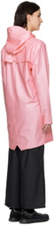 RAINS Pink Long Coat