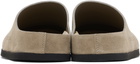 Common Projects Taupe Suede Slip-on Loafers
