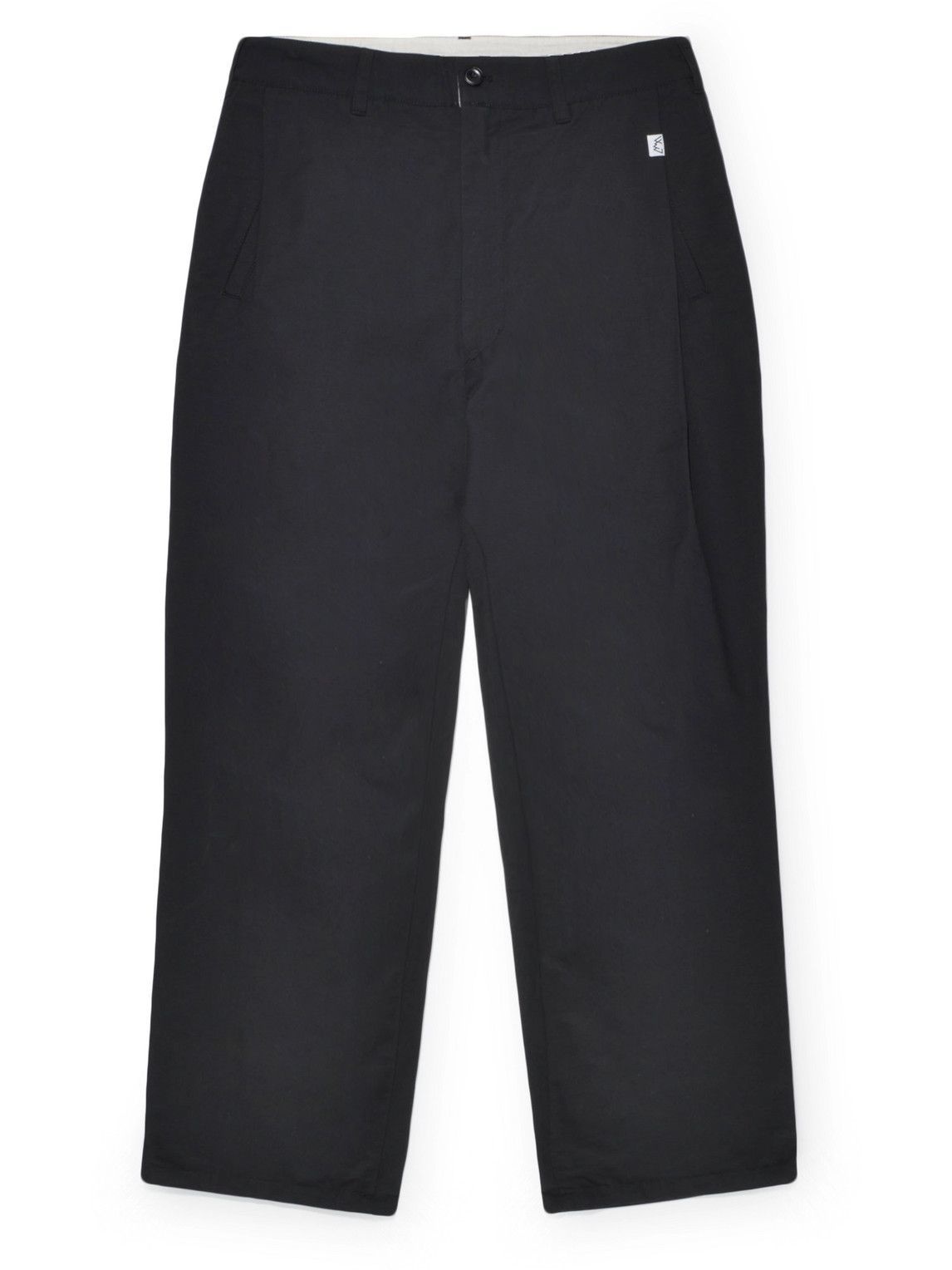 Comfy Outdoor Garment - Compass Straight-Leg Cotton-Blend Trousers - Black