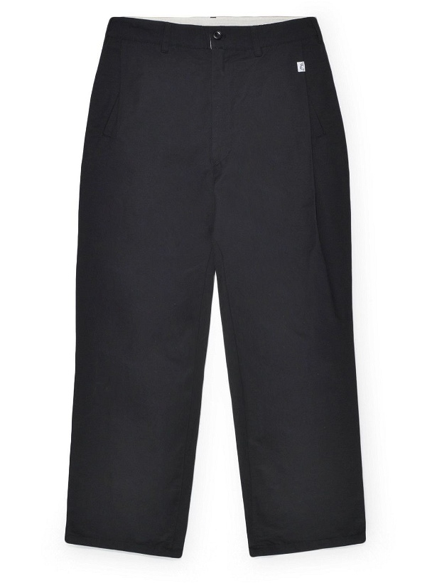 Photo: Comfy Outdoor Garment - Compass Straight-Leg Cotton-Blend Trousers - Black