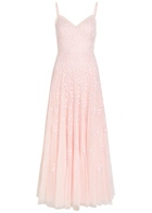 Needle & Thread Scatter Blossom Floral-embroidered Tulle Gown Light Pink