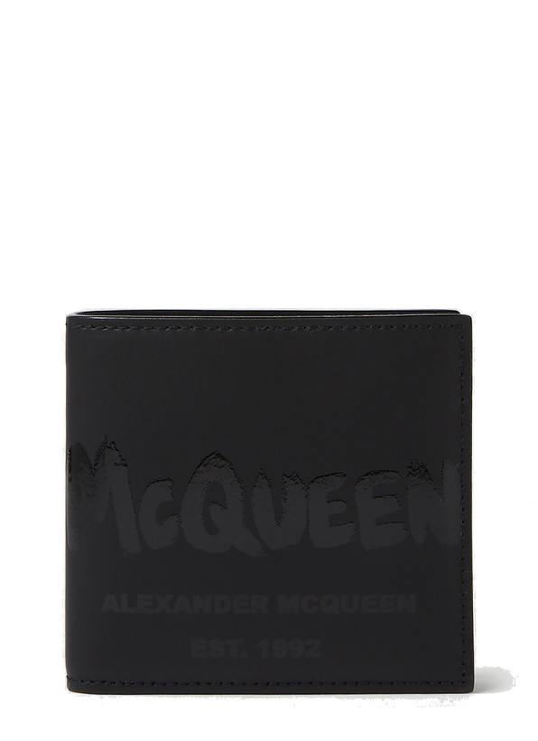 Photo: Graffiti Logo Bifold Wallet in Black