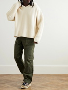 John Elliott - Dakota Ribbed Wool Hoodie - Neutrals