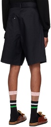 JW Anderson Navy Twisted Shorts