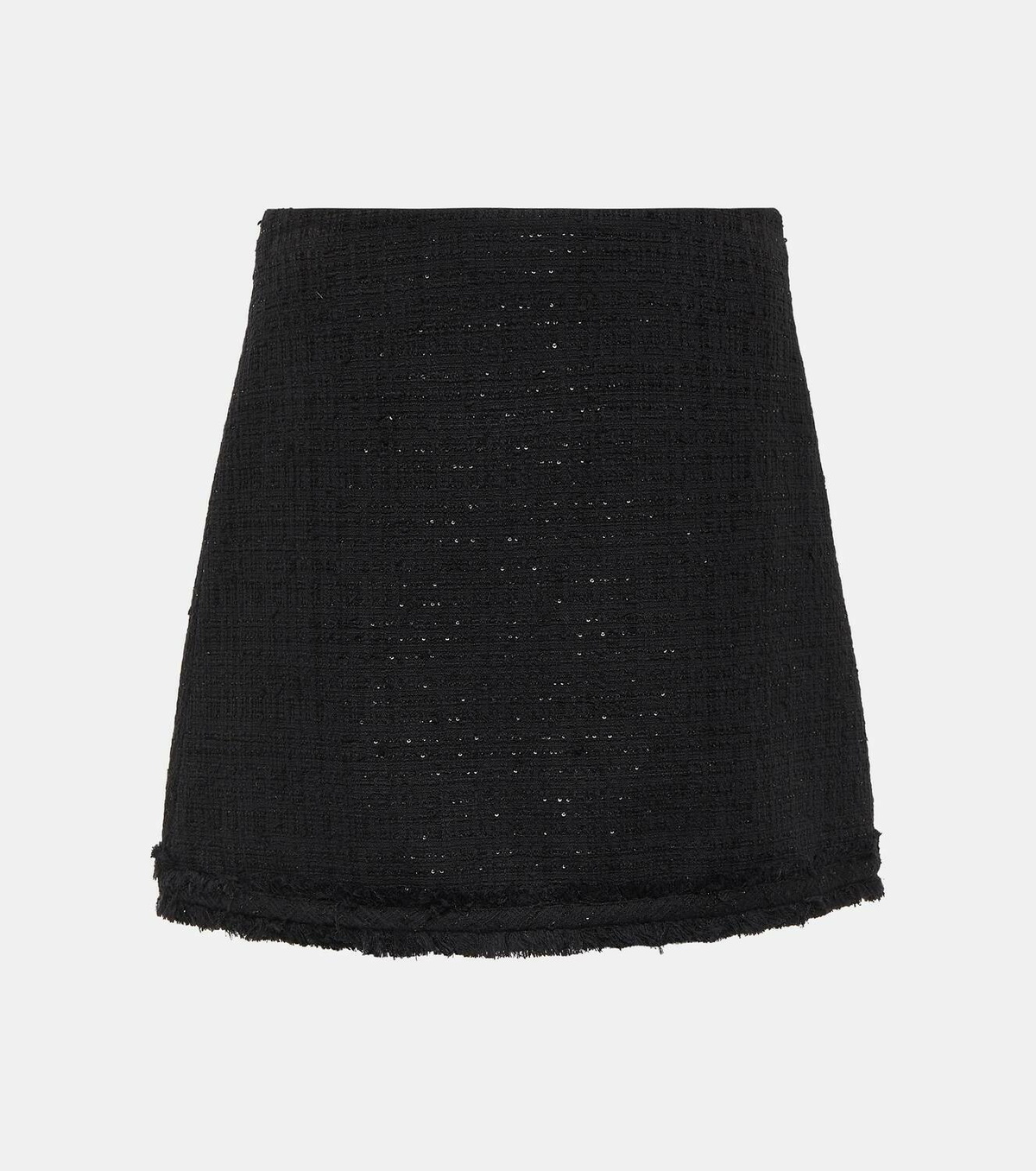 Versace Embellished tweed miniskirt Versace