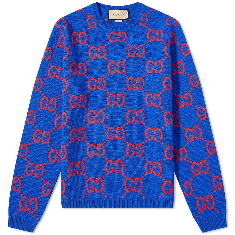 Gucci Checkerboard GG Crew Neck Knit Gucci