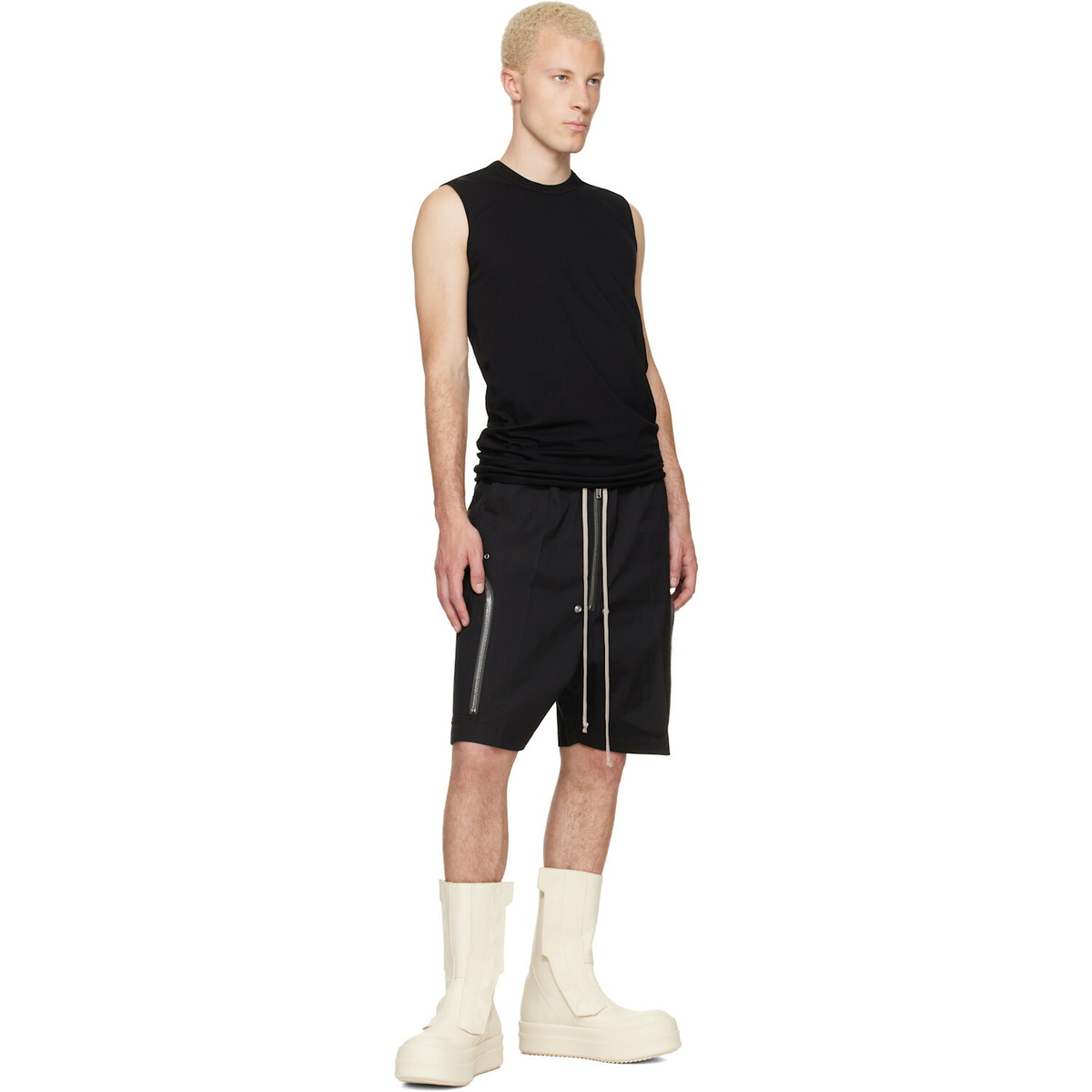 Rick Owens Black Tower Basic SL Tank Top